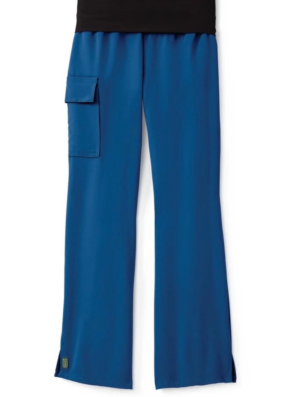 Medline - Maternity Royal Blue Wide-Leg Cargo Scrub Pants